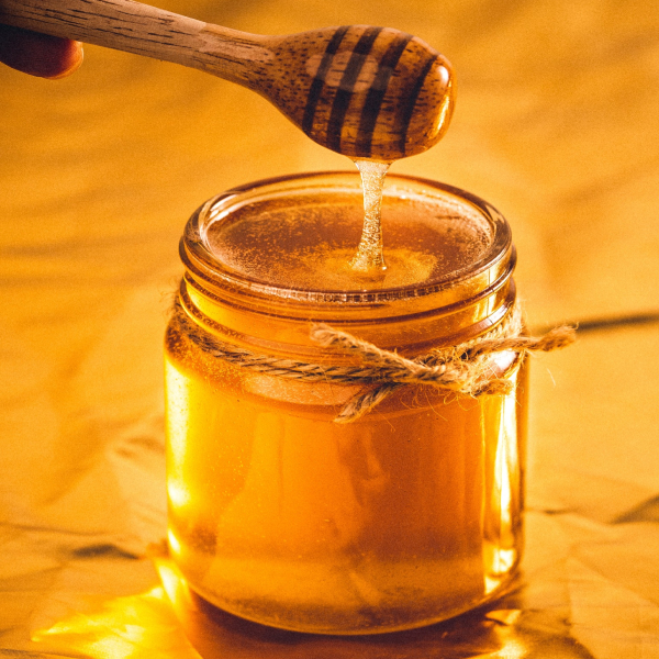 image of a honey jar